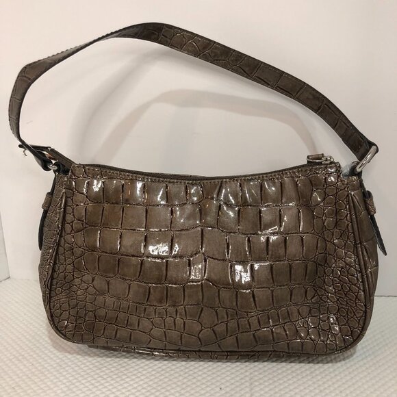 Nwot Guess Taupe/Brown Mini Shoulder Bag Purse - Picture 2 of 9